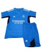 Real Madrid Brankářské Venkovní dres pro děti 2023-24 Krátký Rukáv (+ trenýrky)